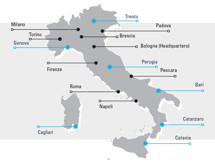Filiali e Agenzie FAAC in Italia