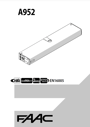 Manuali FAAC A952