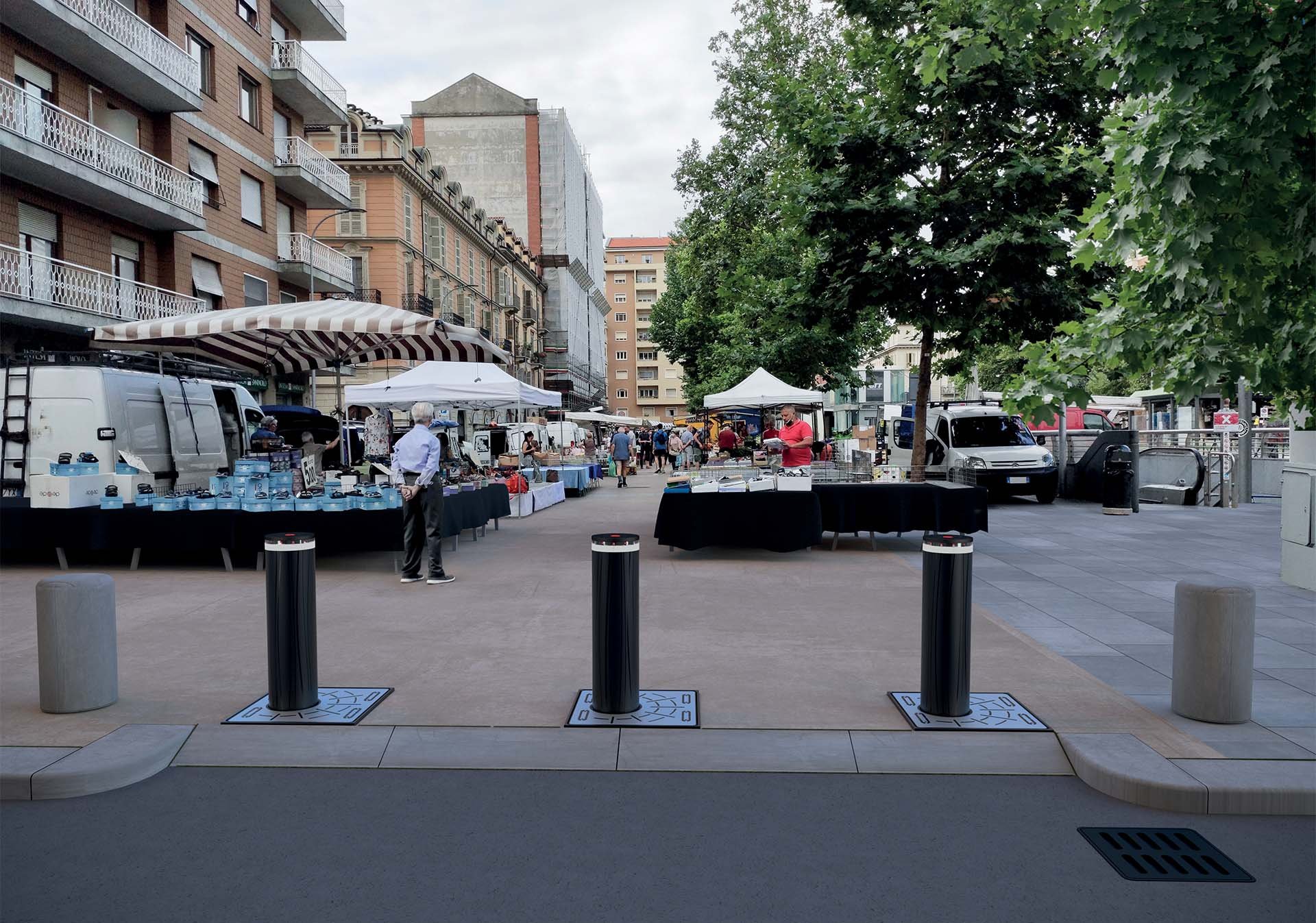 Installazione dissuasore FAAC Serie JS