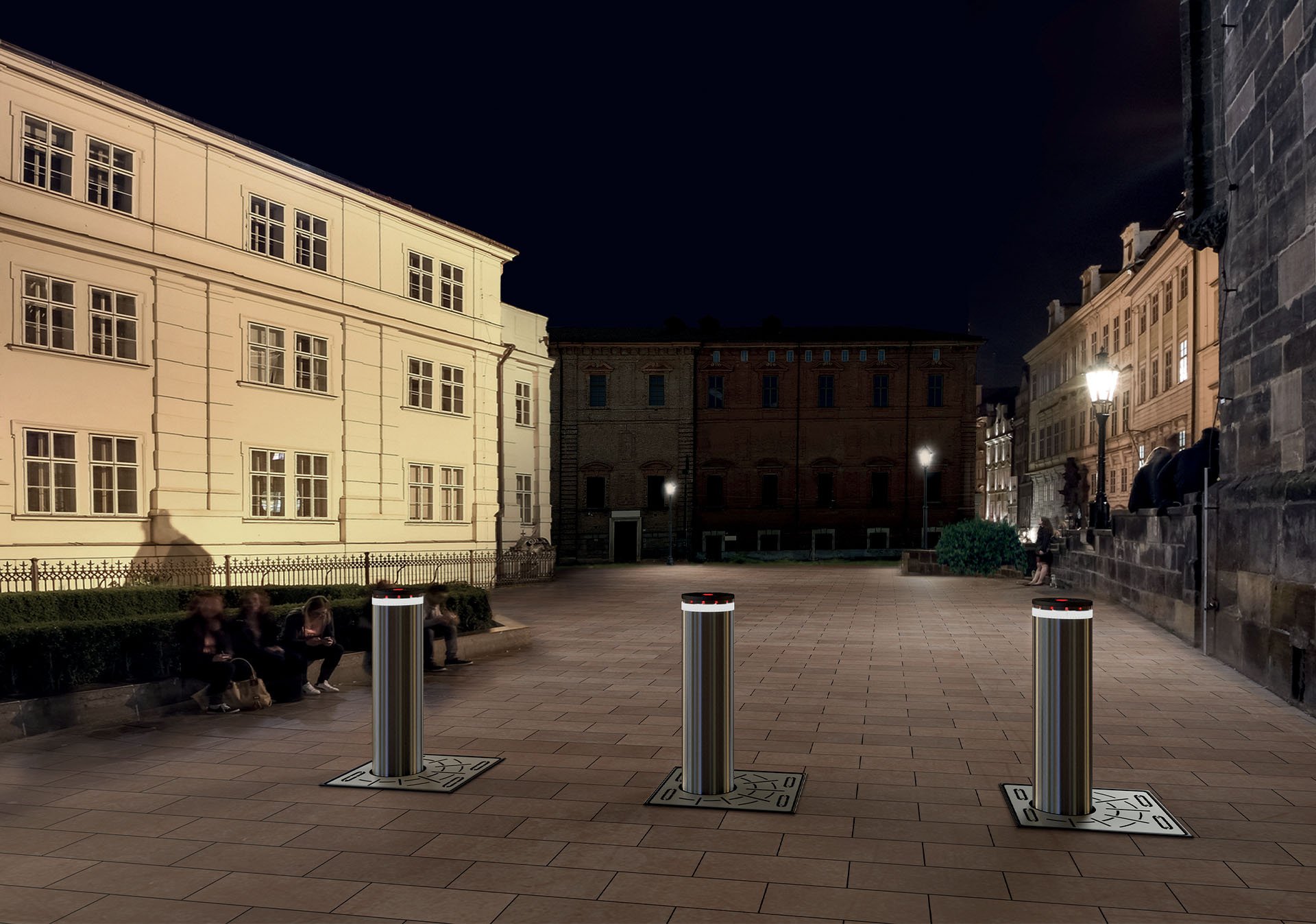 Installazione dissuasore FAAC Serie JS