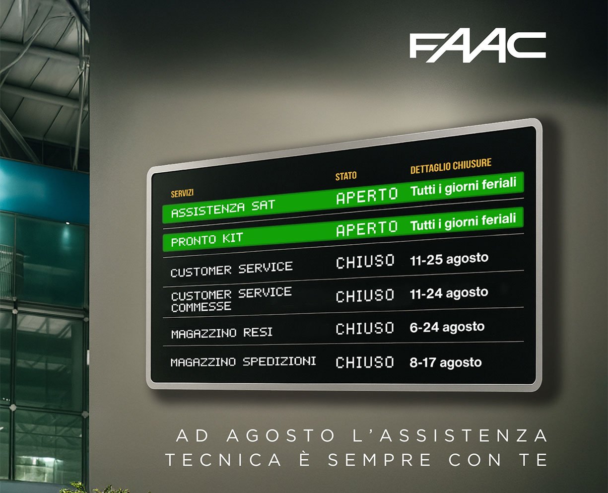 L’assistenza tecnica SAT Italia non si ferma: ecco le chiusure estive