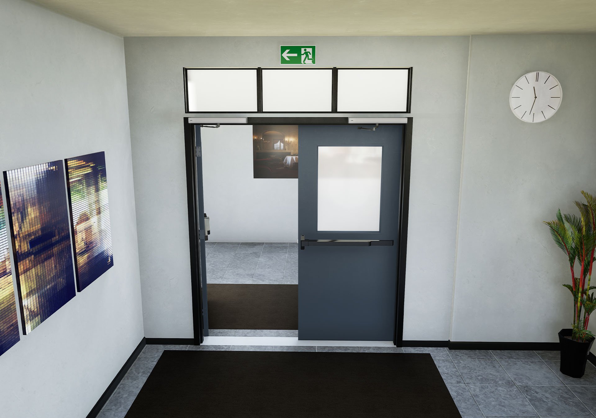 Porte Automatiche a Battente FAAC 4