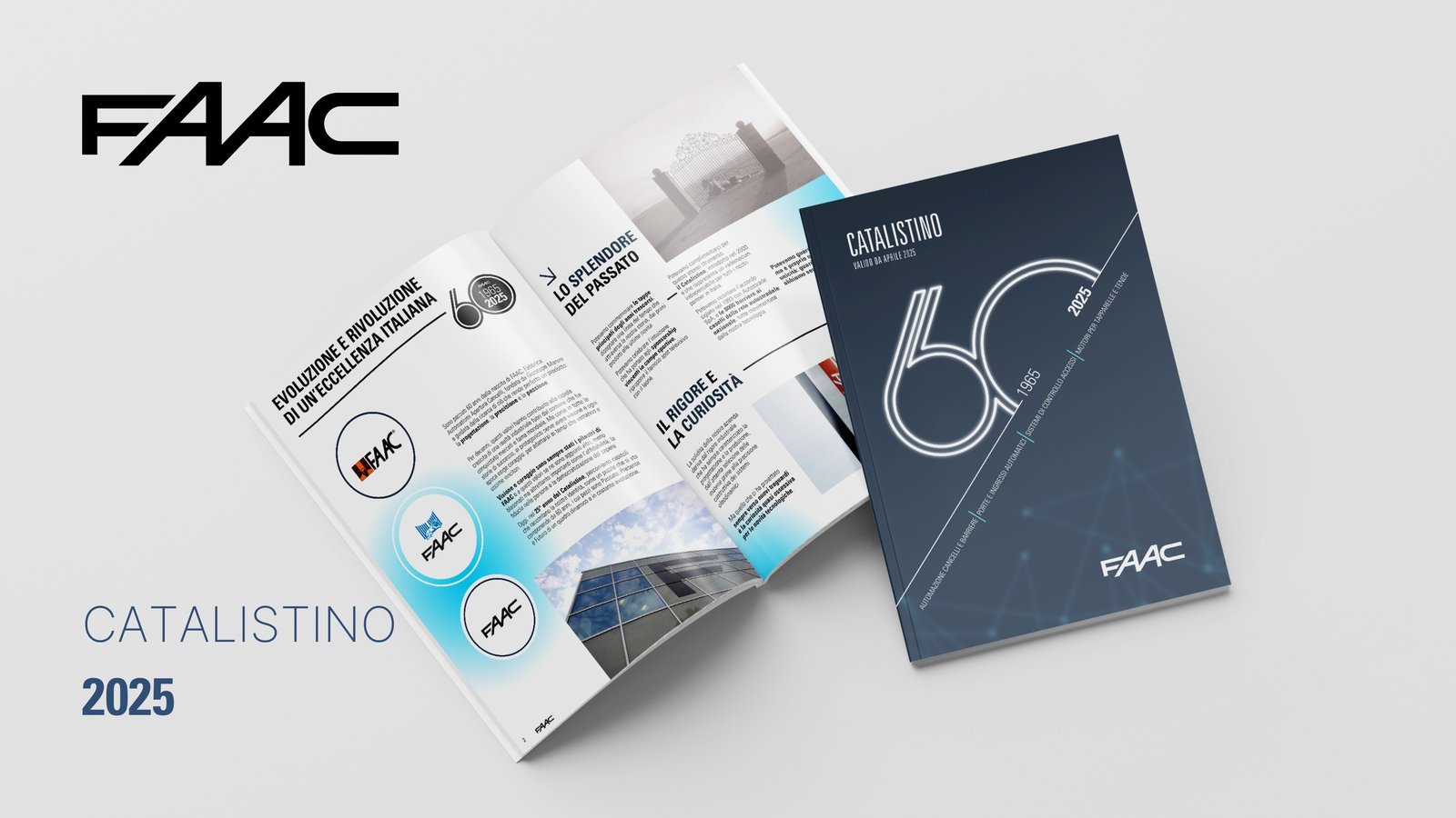 Catalistino FAAC 2025: 60 anni di innovazione e visione per il futuro