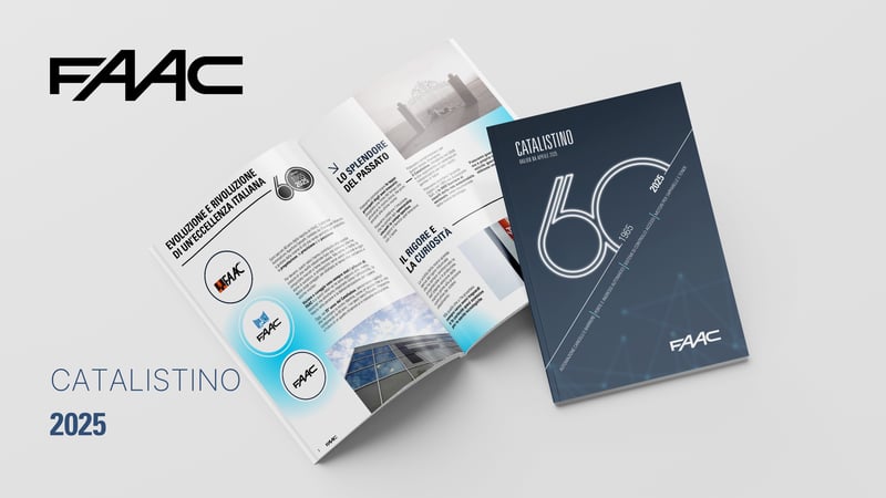 Catalistino FAAC 2025: 60 anni di innovazione e visione per il futuro