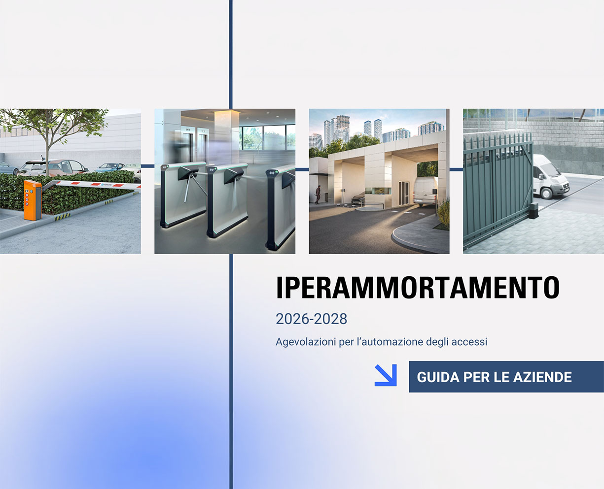 Iperammortamento 2026 e automazione degli accessi: opportunità per logistica, commercio e industria